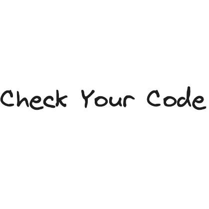 Check Your Code