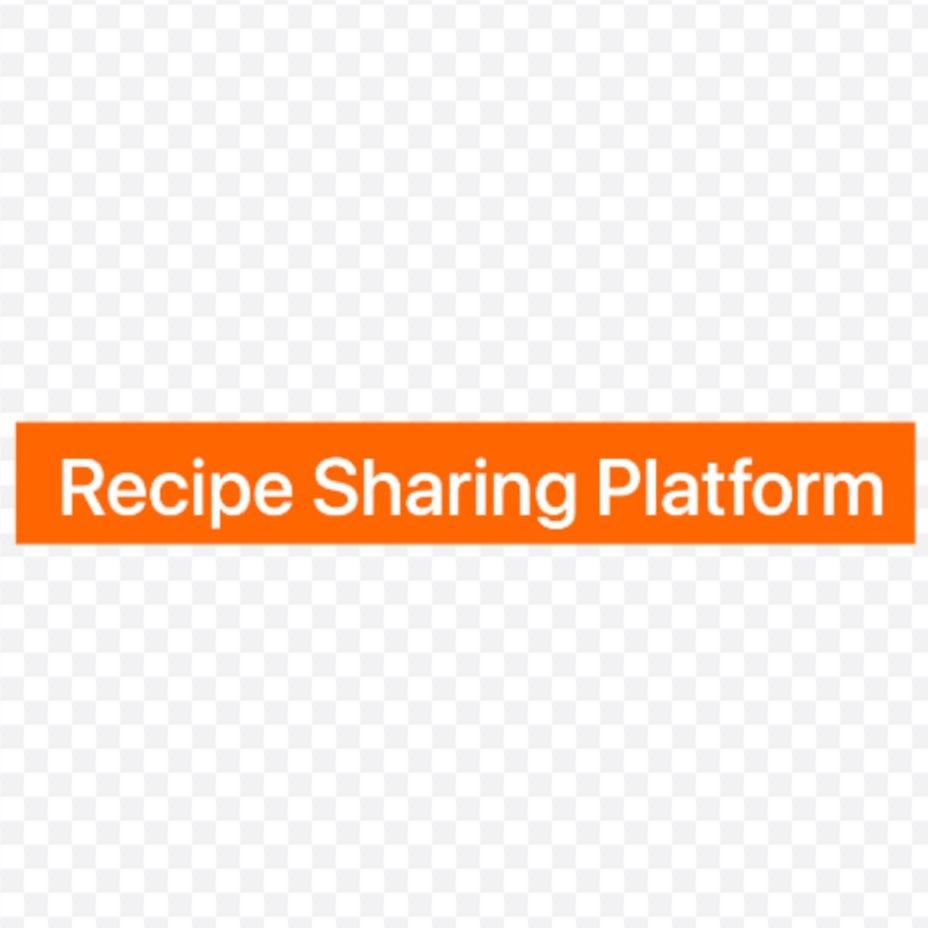 Recipe Sharing platform