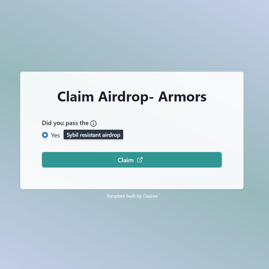 Airdrop-Armor