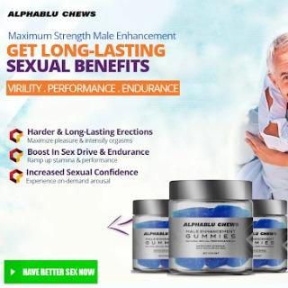 Alphablu Chews Male Enhancement Gummies USA