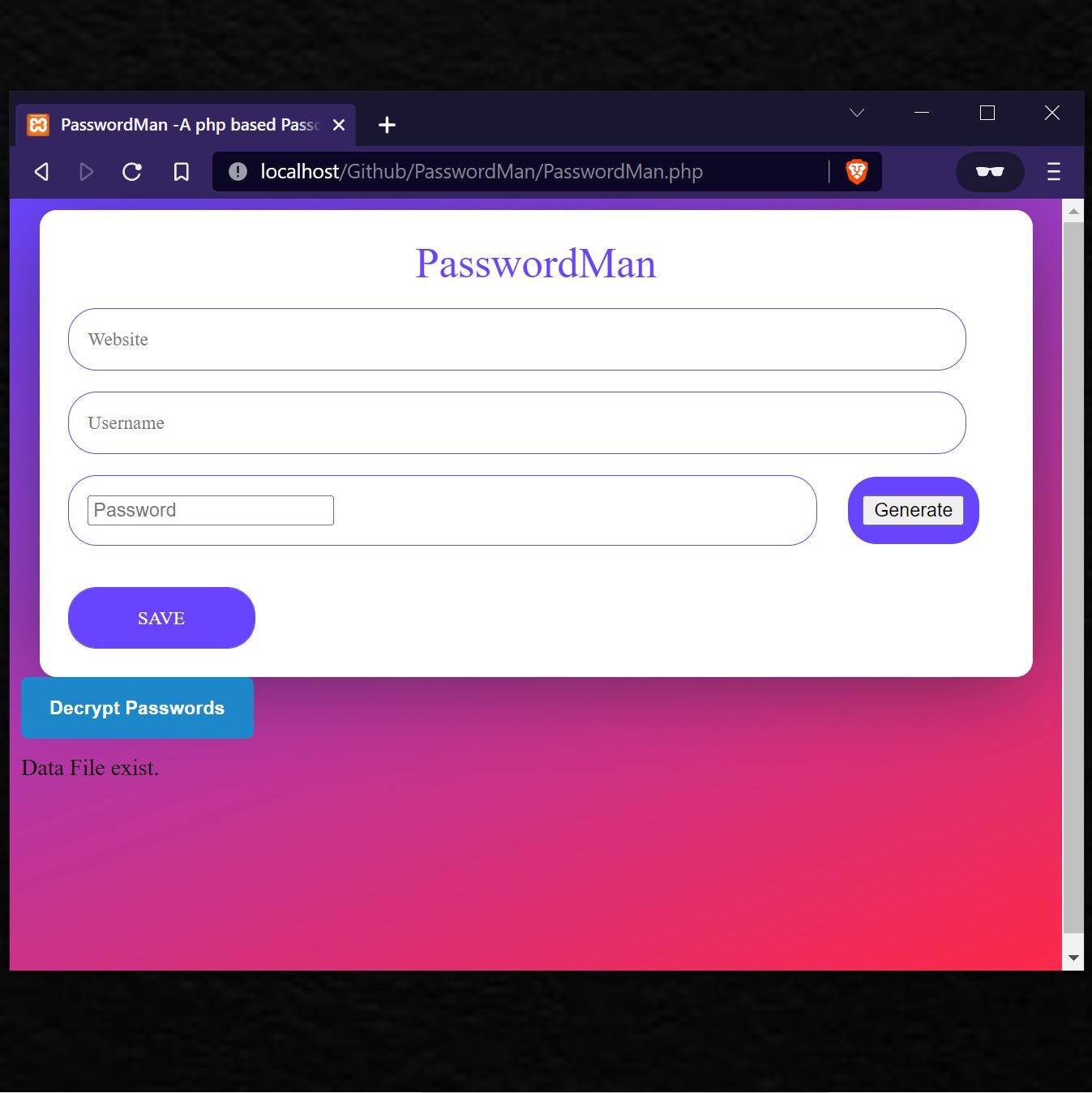 PasswordMan