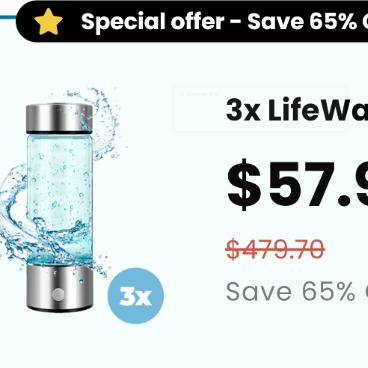 Use LifeWater Hydrogen Bottle Australia Benefits