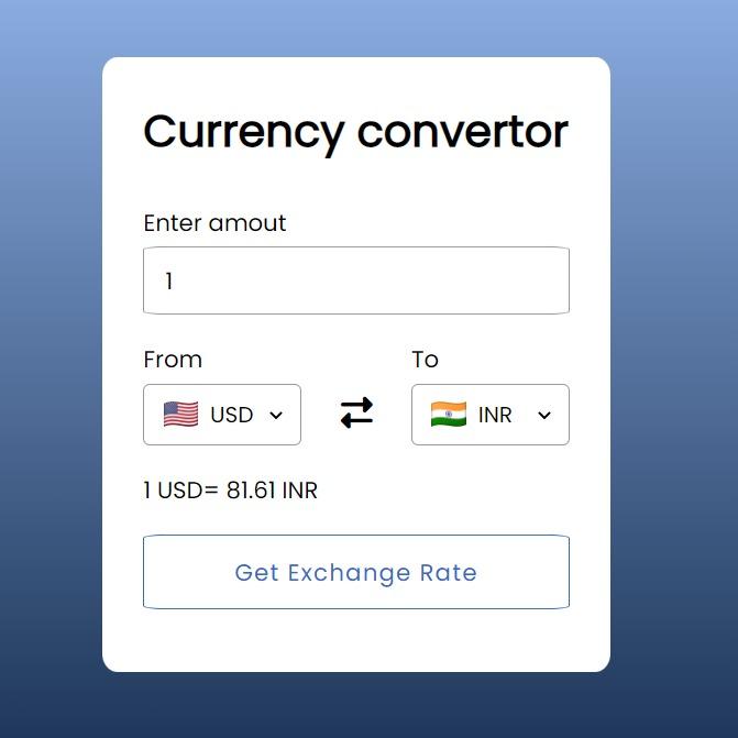 Currency Convertor