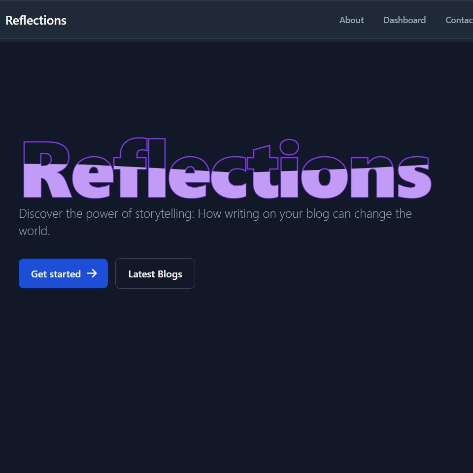 Reflections: A platform for writers and thinkers!