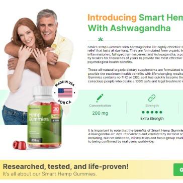 Smart Hemp CBD Gummies Australia Clinical Proven