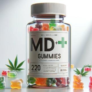 MD+CBD Gummies for Pain Relief