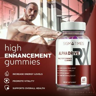 Alpha Drive Rx Gummies gives you more energy