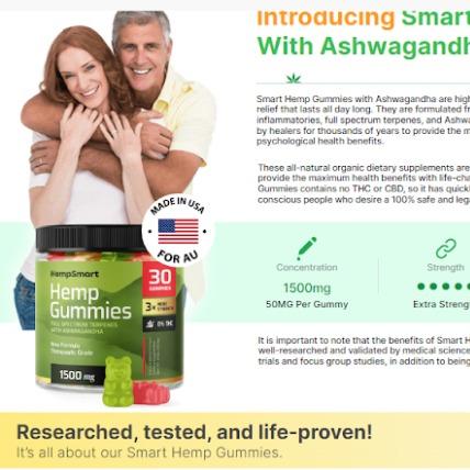 Smart Hemp Gummies Review New Zealand Australia