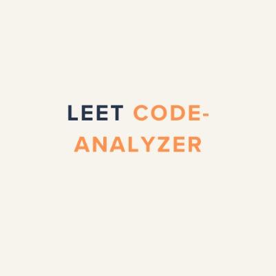 Leet Code-Analyzer