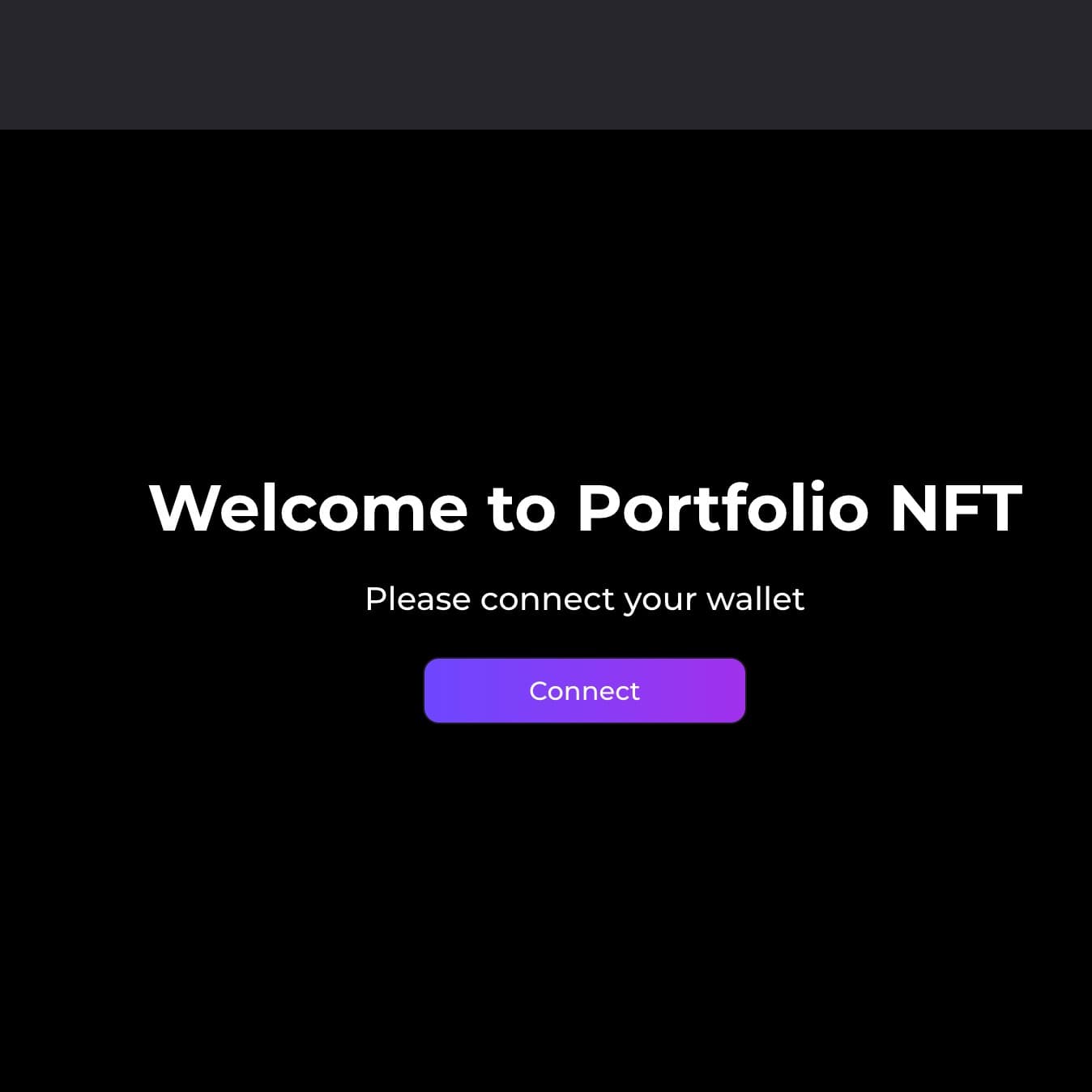 Portfolio NFT