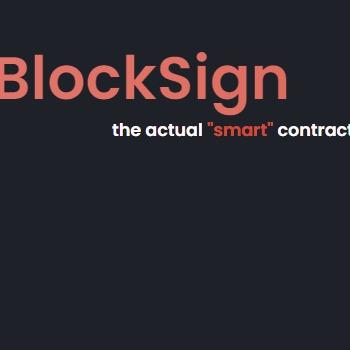BlockuSign
