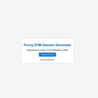Funny EVM Domain Generator