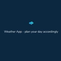 Weather Application - Using open weather map API