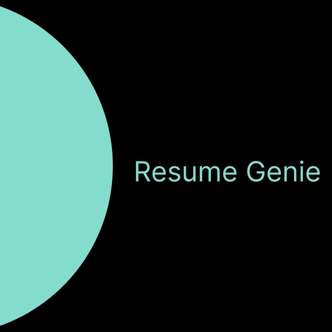 Resume Genie