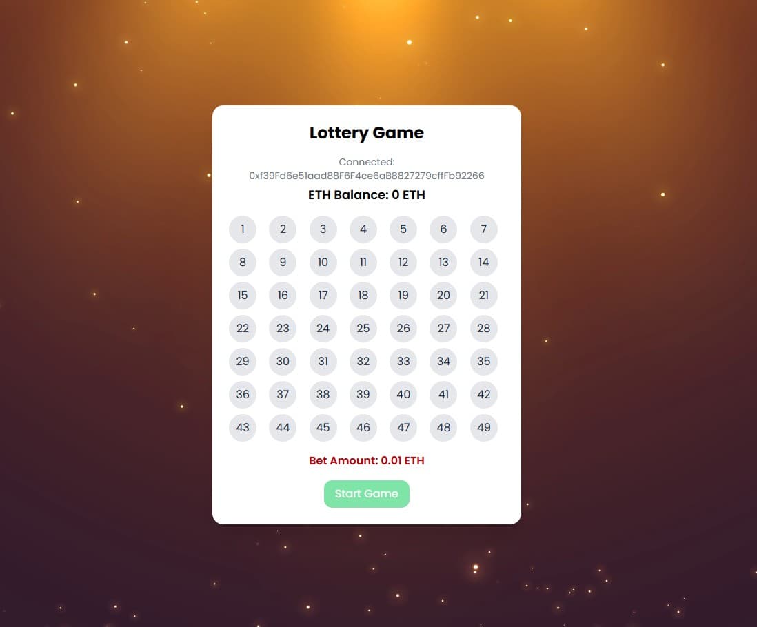 Lottery Game