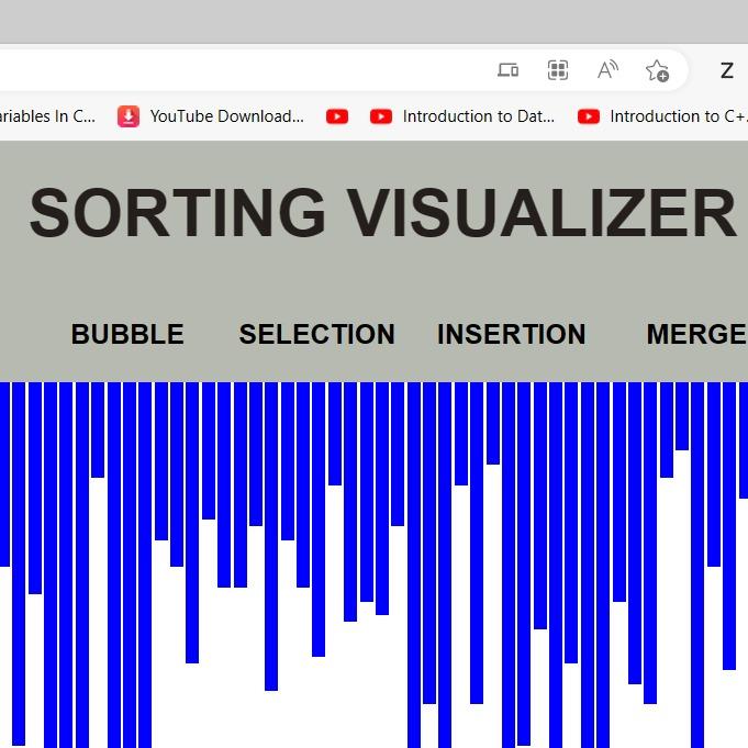 Sorting visualizer
