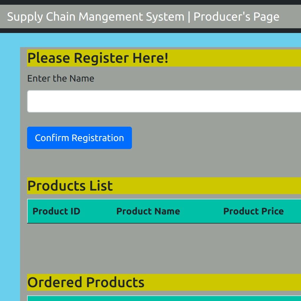 Supply Chain Management System