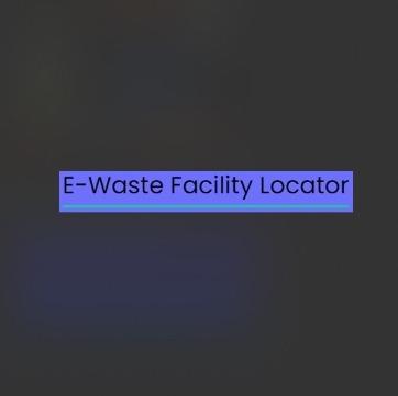 E-Waste Facility Locator