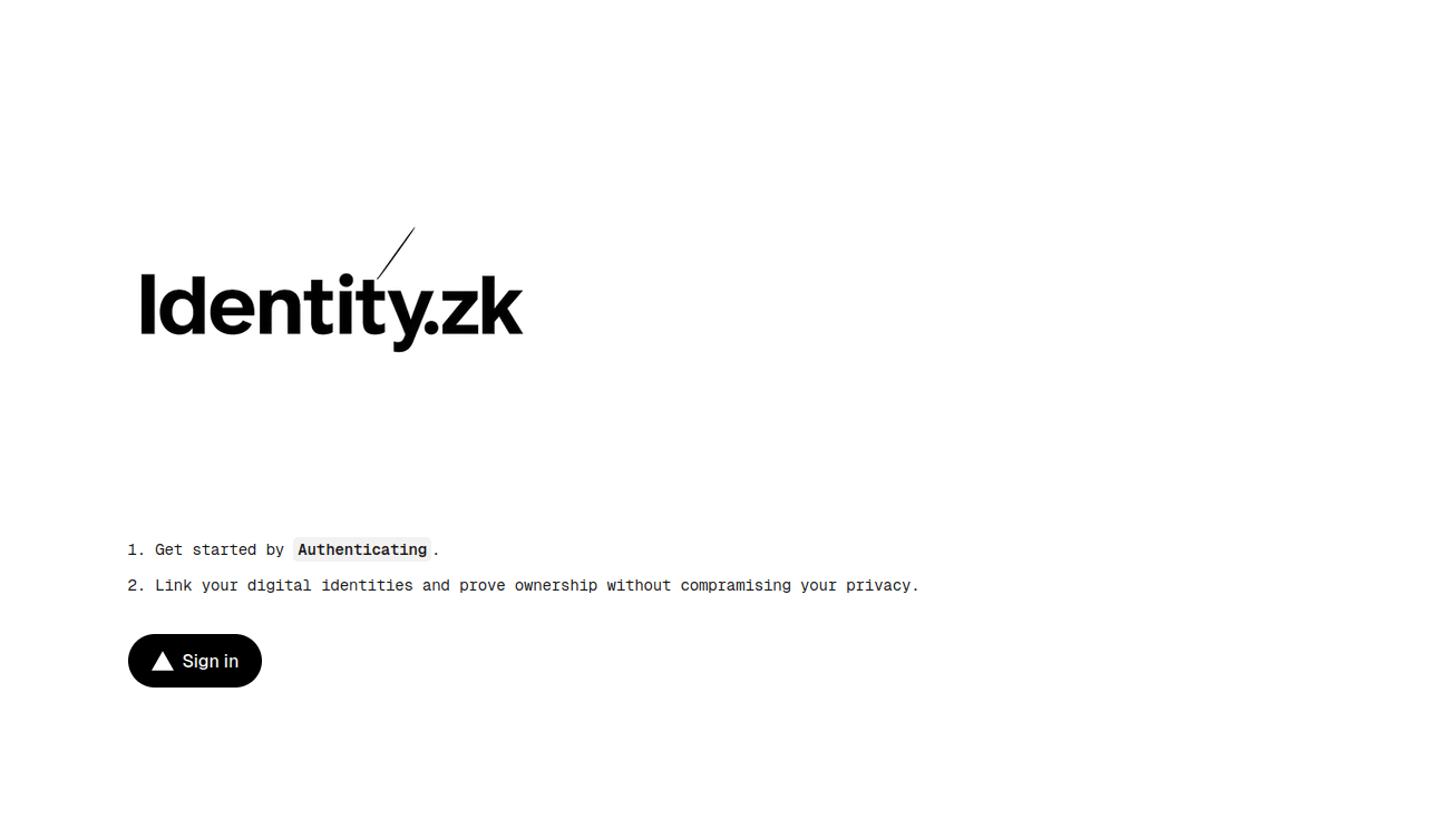 Zk Identity