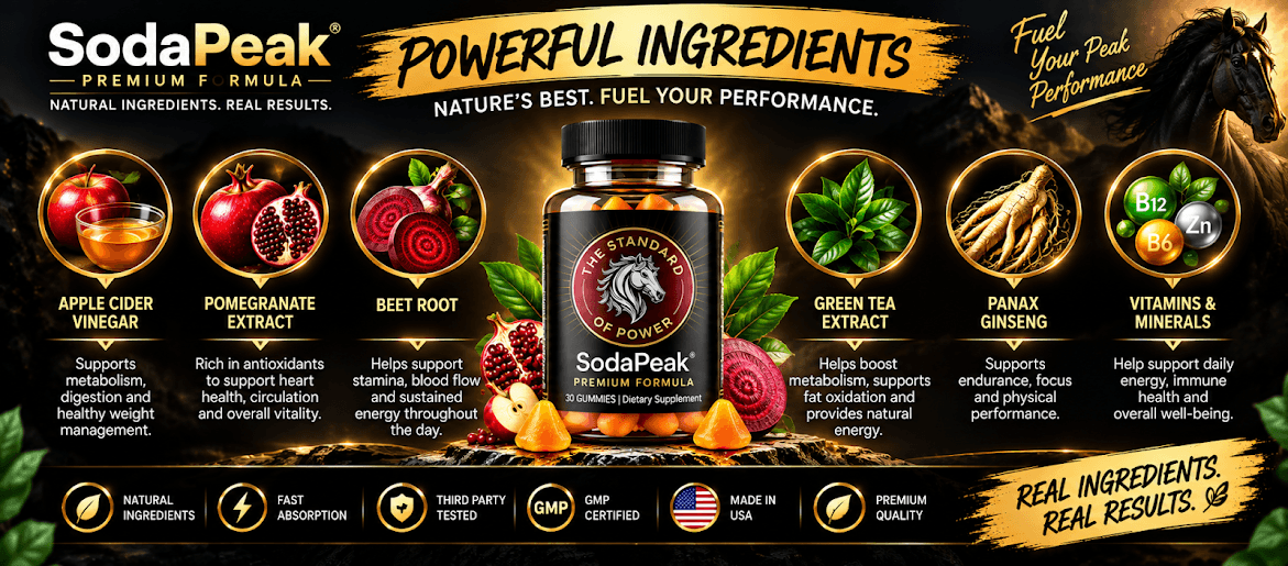 Soda Peak Gummies Reviews 2026: Benefits, Ingredie