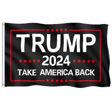 Trump Flag USA Free