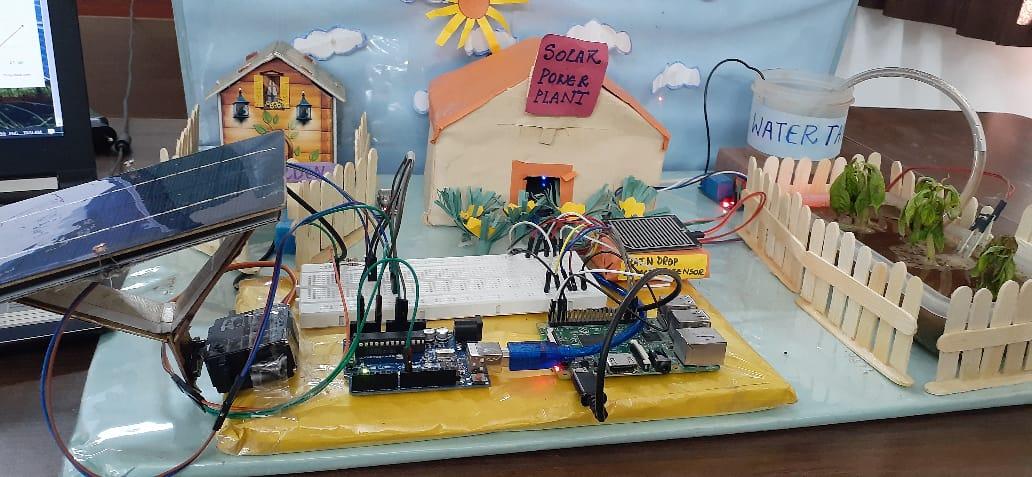 Solar Powered Smart Irrigation System Circuit Diagram