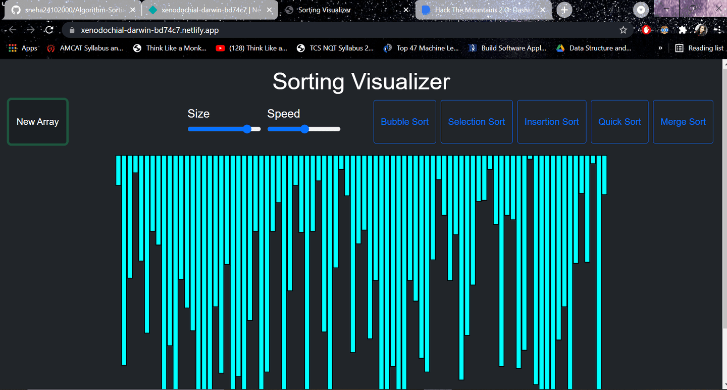 Sorting Visualizer | Devfolio