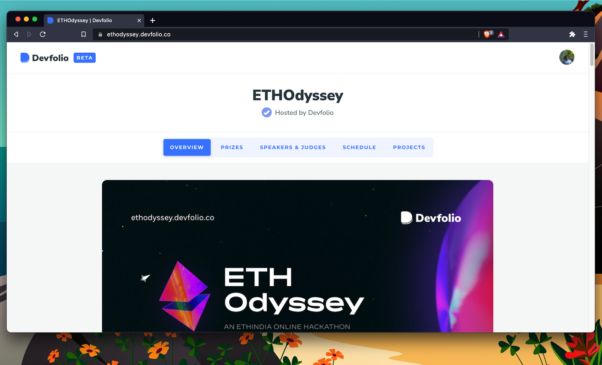 new revamped hackathon microsite on one of our ETHIndia hackathons, ETHOdyssey. 