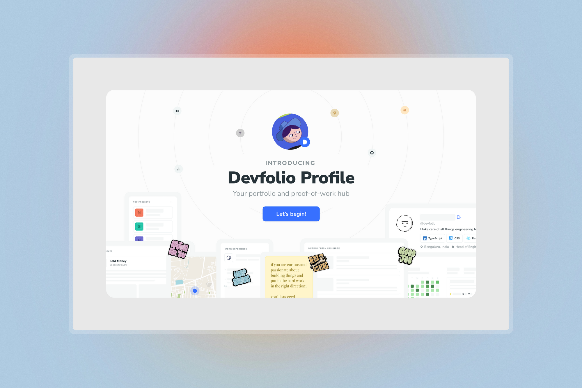 Meet the new ‘Dev’-Folio: Your Portfolio and Proof-of-Work Hub