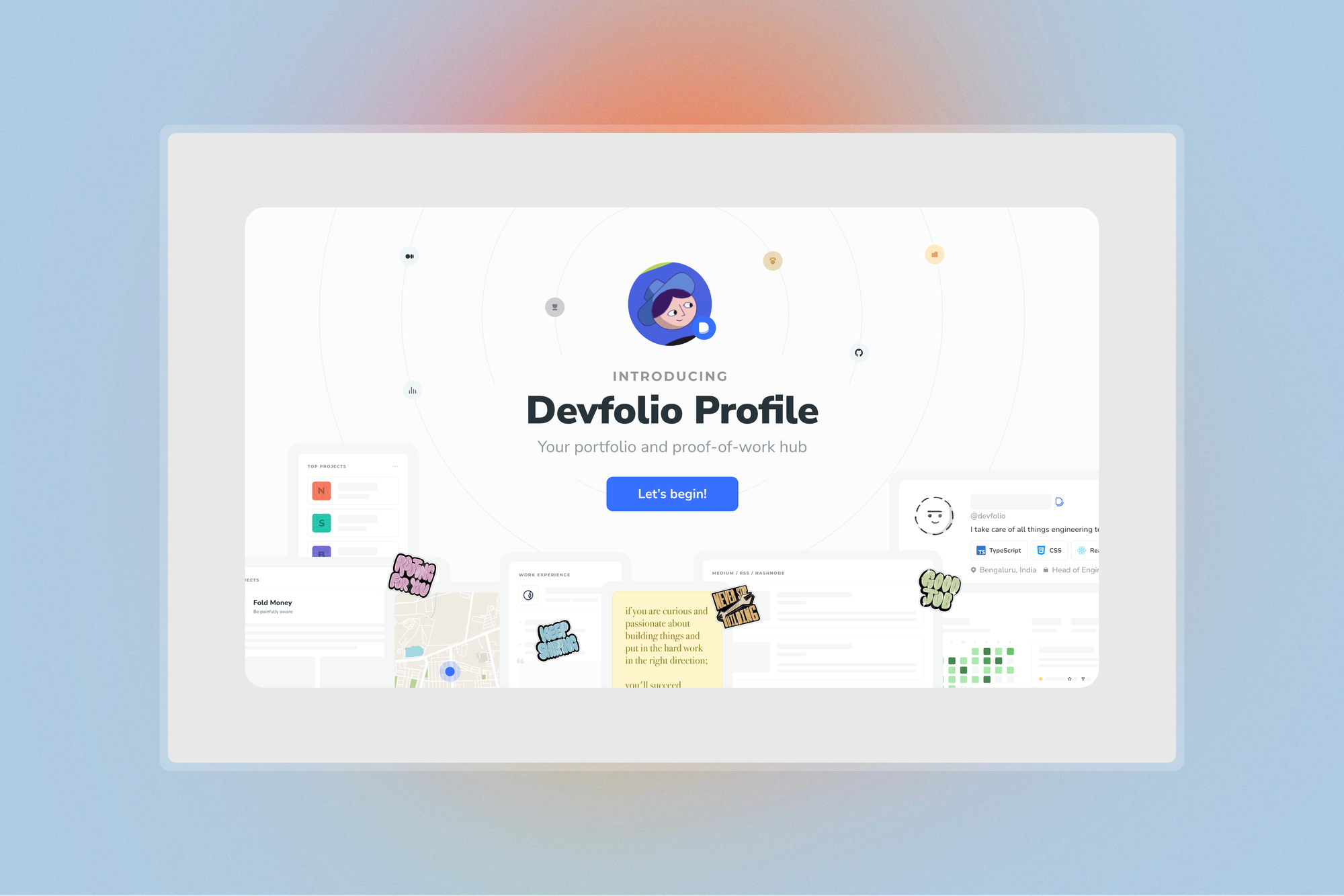 Meet the new ‘Dev’-Folio: Your Portfolio and Proof-of-Work Hub