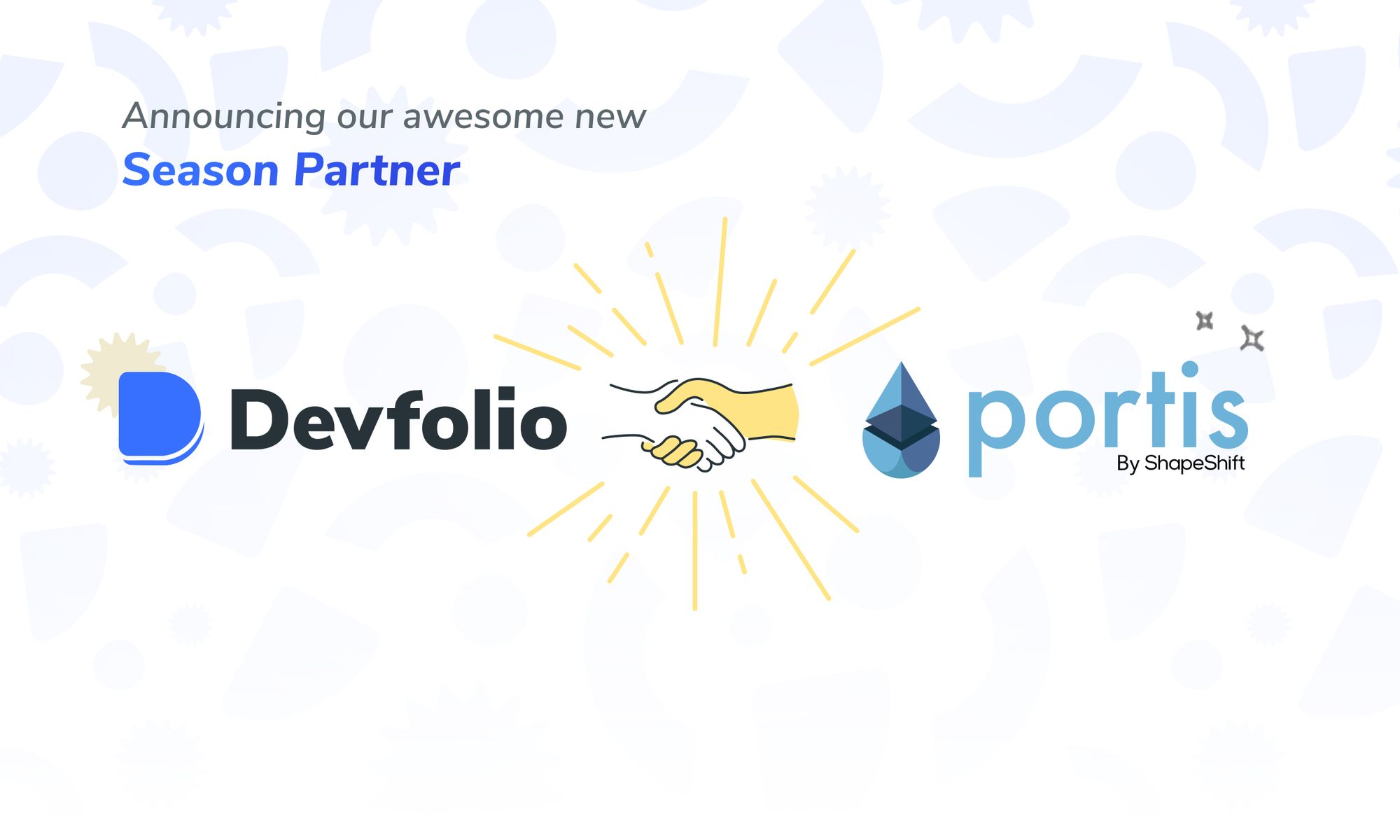 Welcoming Portis by ShapeShift as a Devfolio Season Partner 🎉