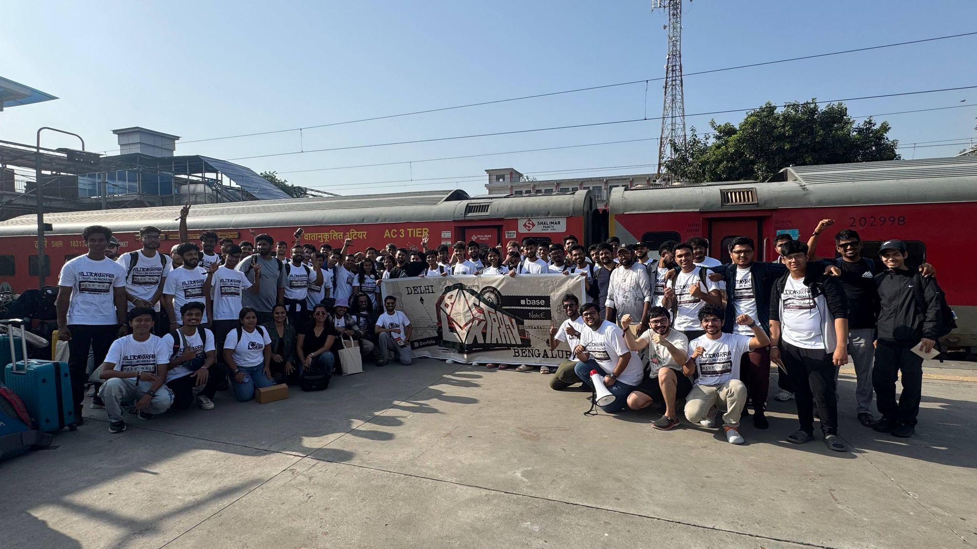 We Turned a Train Into India's First Moving Ethereum Hackathon (And It Was Beautifully Chaotic)